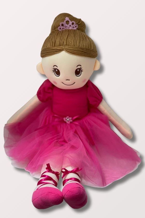 22 Inch Ballerina Doll in Dark Pink Mad Ally at New York Dancewear Company