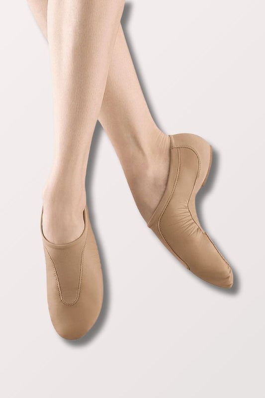 Bloch Children's Leather Pulse Jazz Shoes in Tan Style S0470G at New York Dancewear Company