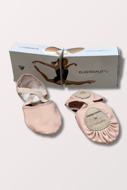 Bloch Elastosplit X Canvas Ladies Ballet Shoes ES0251L in pink at NY Dancewear