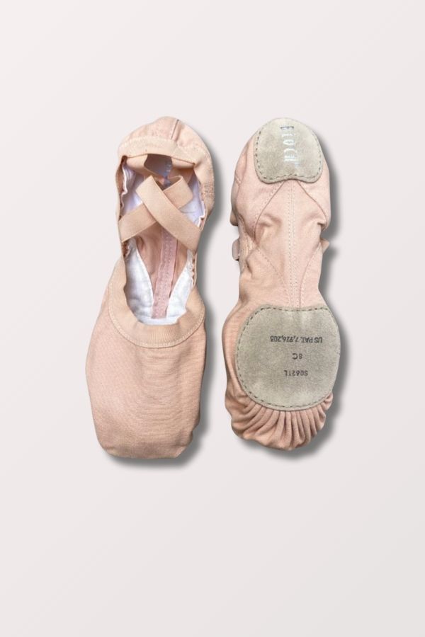 Bloch S0621L Pink Pro Elastic Canvas Ballet Shoes at New York Dancewear Company