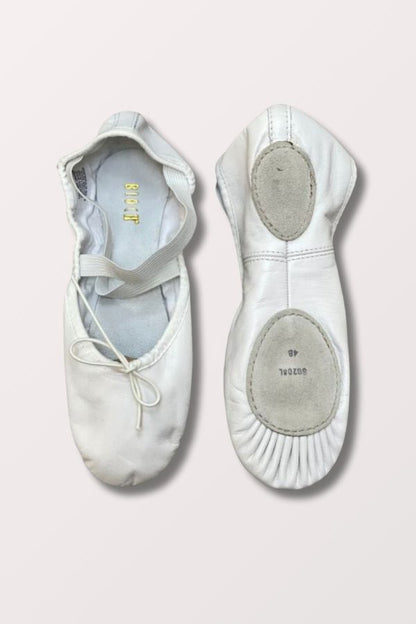Bloch S0208L White Ladies Prolite Leather Ballet Shoes at New York Dancewear Company
