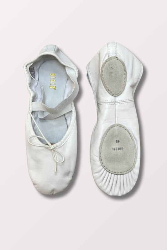 Bloch S0208L White Ladies Prolite Leather Ballet Shoes at New York Dancewear Company