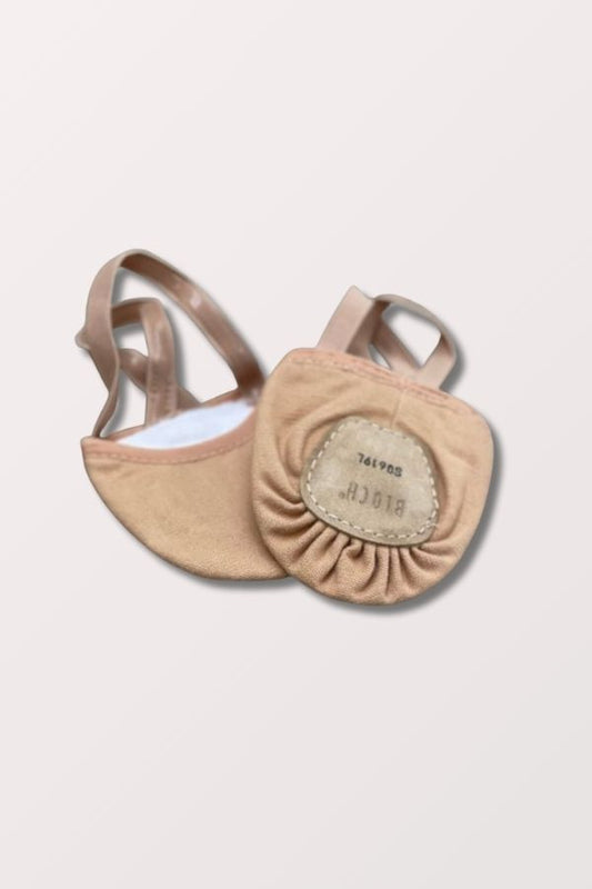 Bloch Ladies Eclipse Canvas Half Sole Turners in Nude Style S0169L at New York Dancewear Company