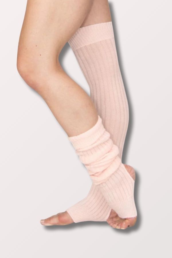 Body Wrappers 27 Inch Stirrup Leg Warmers in theatrical pink at NY Dancewear