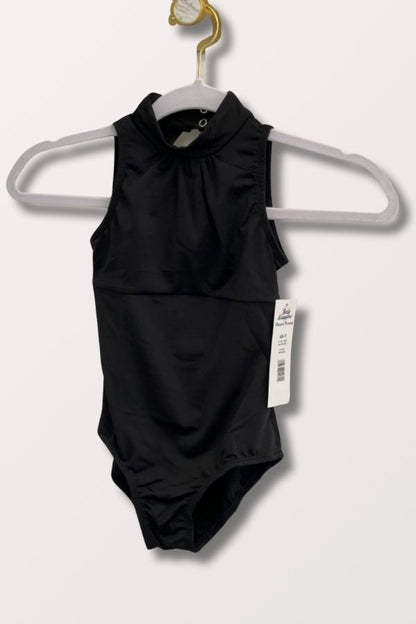 Body Wrappers Black High Neck Tank Leotard at NY Dancewear