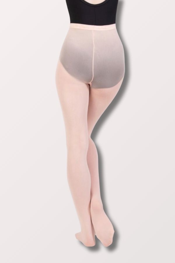 Body Wrappers A30 Adult Total Stretch Footed Dance Tights in Ballet Pink Style A30 at New York Dancewear Company