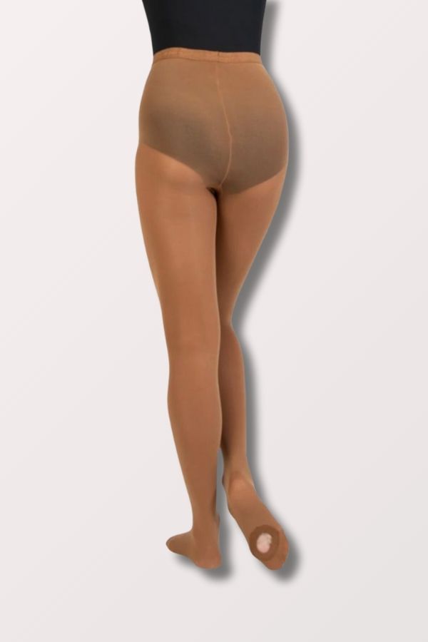 Body Wrappers Adult Convertible Dance Tights in Cappuccino Style A31 at New York Dancewear Company