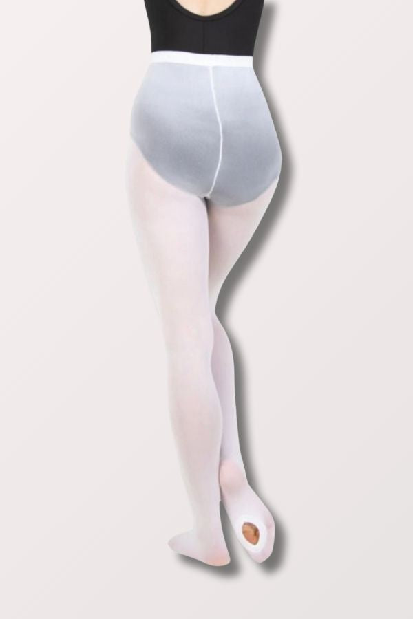 Body Wrappers Adult Convertible Dance Tights in White Style A31 at New York Dancewear Company