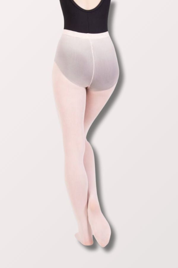 Body Wrappers Adult Total Stretch Footed Dance Tights in Theatrical Pink Style A30 at New York Dancewear Company