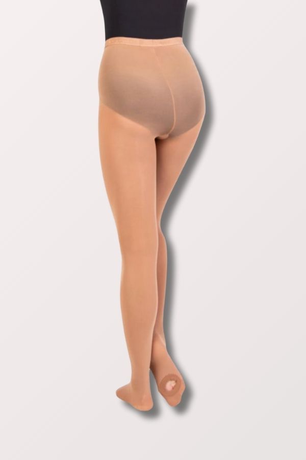 Body Wrappers Plus Size Total Stretch Convertible Dance Tights in Suntan Style A31X at New York Dancewear Company