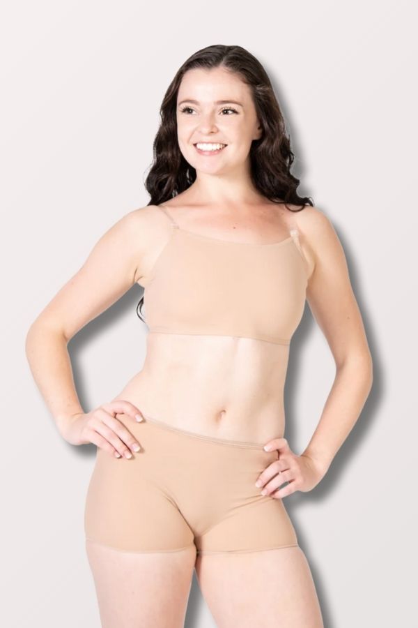 Body Wrappers Underwraps Convertible Halter Camisole Bra in Nude Style 275 at New York Dancewear Company