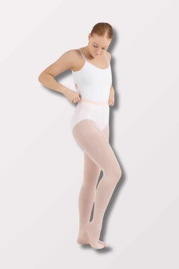 Capezio Adult Ultra Hold Footed Dance Tights in Ballet Pink Style N14 at New York Dancewear Company