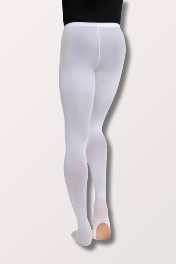 Capezio Adult Ultra Soft Transition Tights with Elastic Waistband in White Style 1816 at New York Dancewear Company