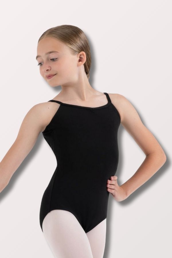 Capezio Children's Strappy Back Camisole Leotard in Black Style CC102C at New York Dancewear Company