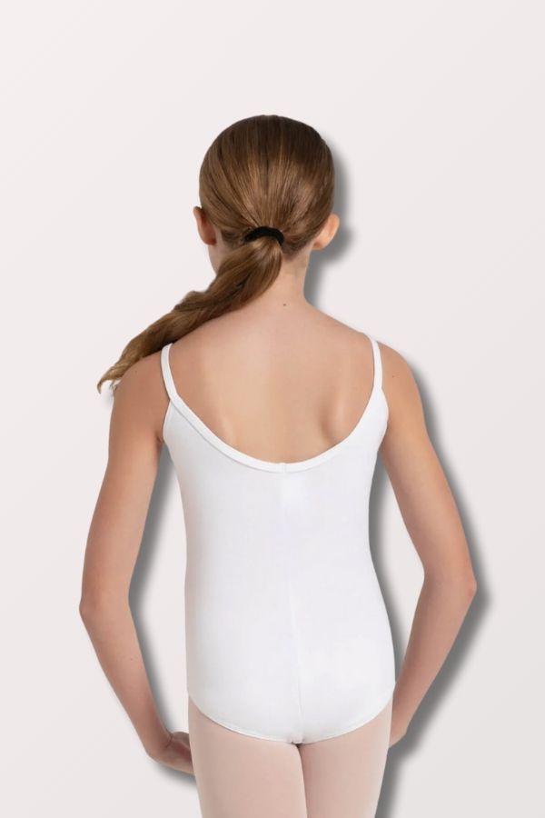 Capezio Children's Princess Seamed Camisole Leotard in White Style CC101C at New York Dancewear Company