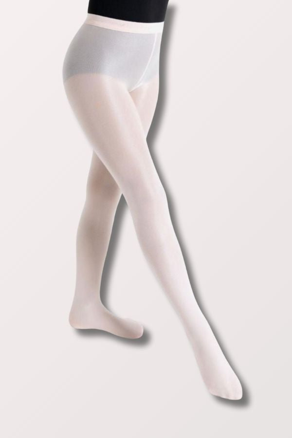 Capezio Childrens Ultra Shimmery Footed Dance Tights in Ballet Pink Style 1808C at New York Dancewear Company