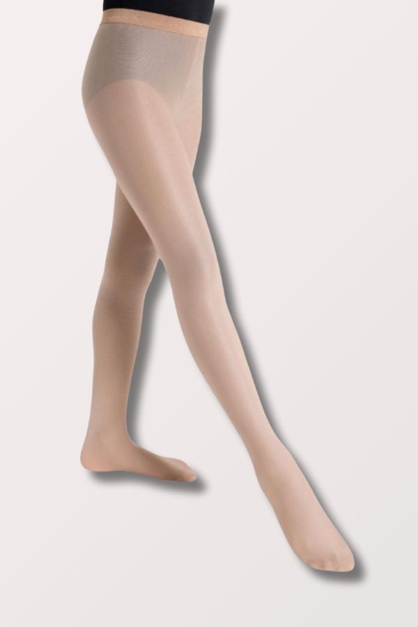 Capezio Children's Ultra Shimmery Dance Tights in Suntan Style 1808C at New York Dancewear Company