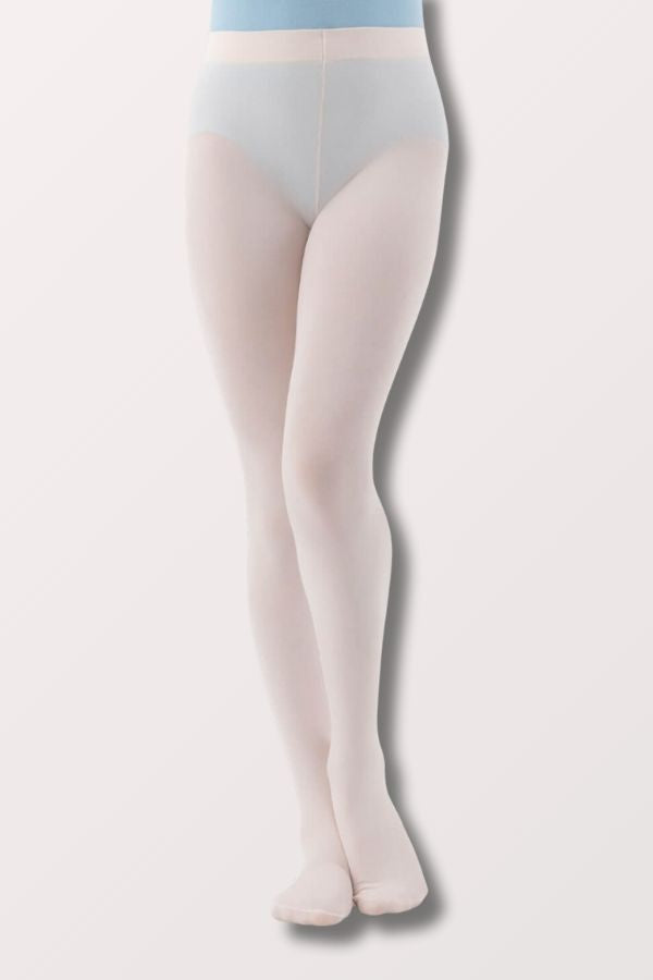 Capezio Children's Ultra Soft Footed Dance Tights in Light Pink Style 1915C at New York Dancewear Company