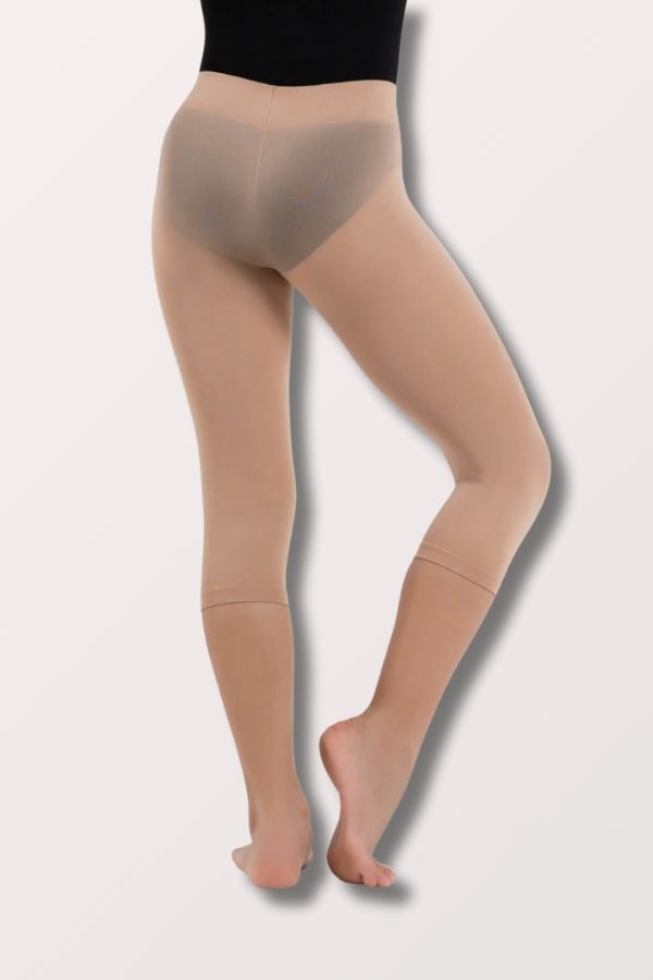 Children's Ultra Soft Hip Rider Capri Tights - Light Suntan