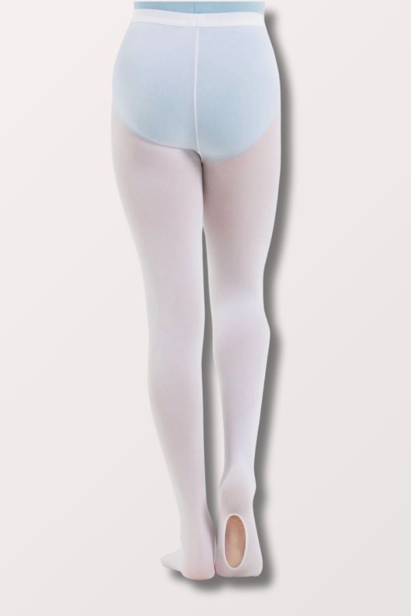 Capezio Children's Ultra Soft Transition Tights in White Style 1816C at New York Dancewear Company