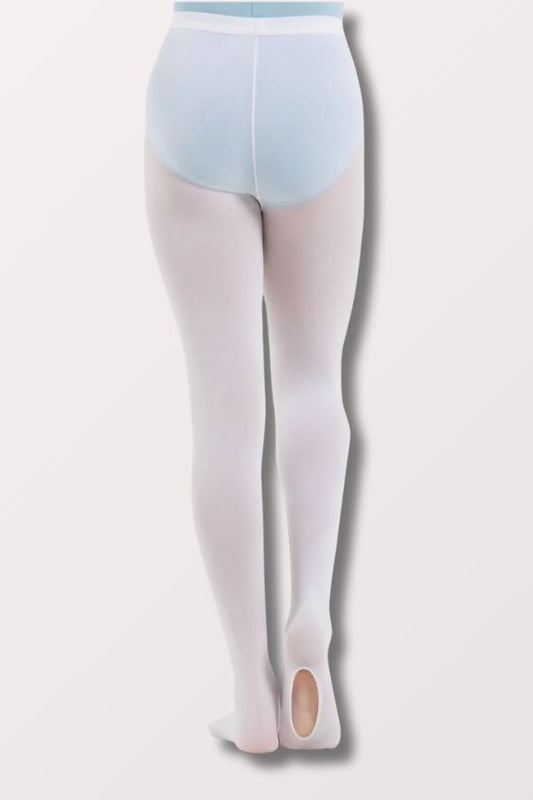 Capezio Children's Ultra Soft Transition Tights in White Style 1816C at New York Dancewear Company