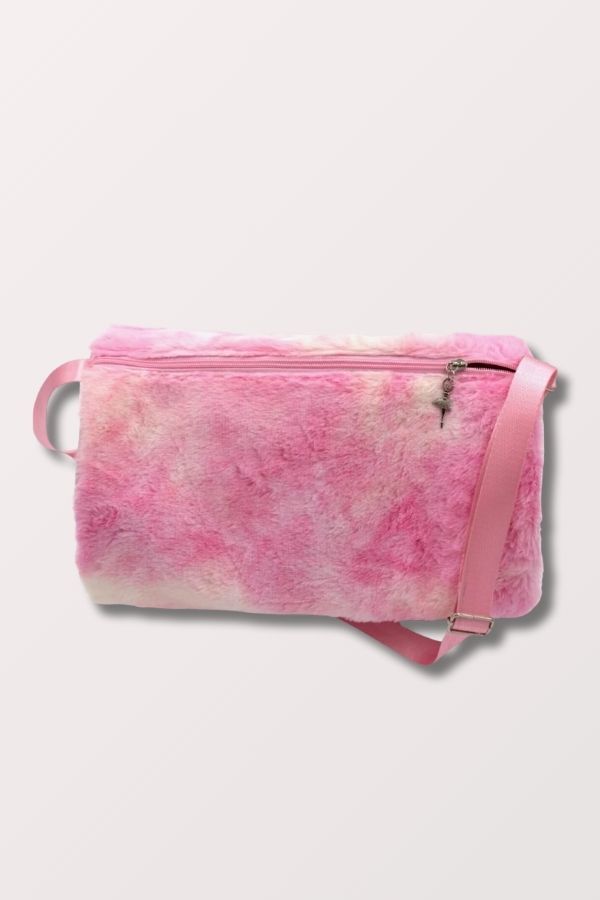 Capezio Faux Fur Dance Duffle in Pink Style B286 at New York Dancewear Company