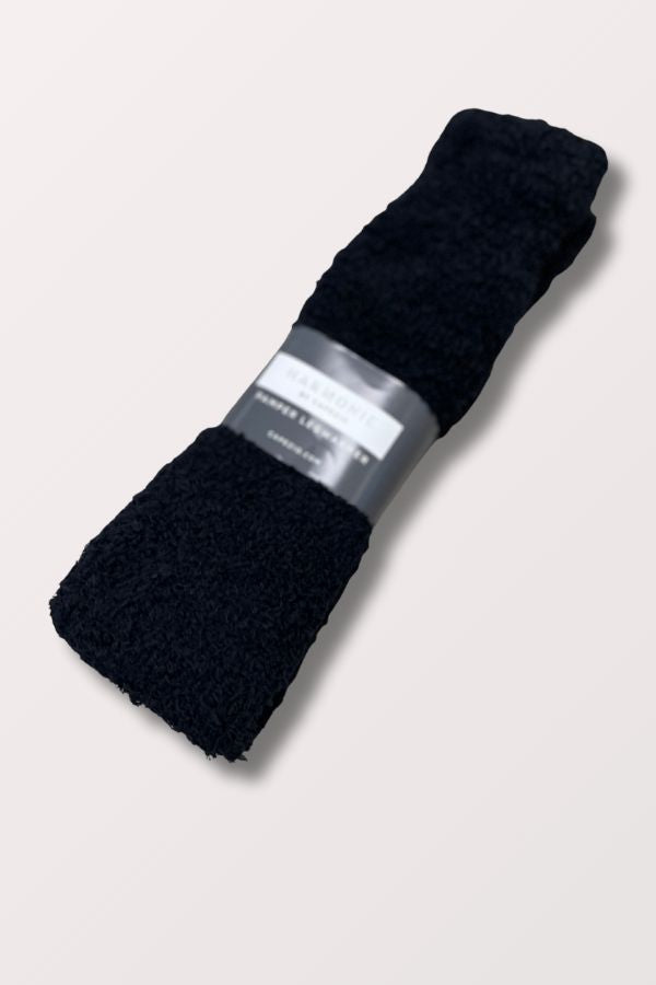 Capezio 24 Inch Black Harmonie Pamper Fuzzy Leg Warmers at NY Dancewear