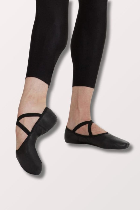 Capezio Mens Leather Romeo Ballet Shoes in Black Style 2020 at New York Dancewear Company