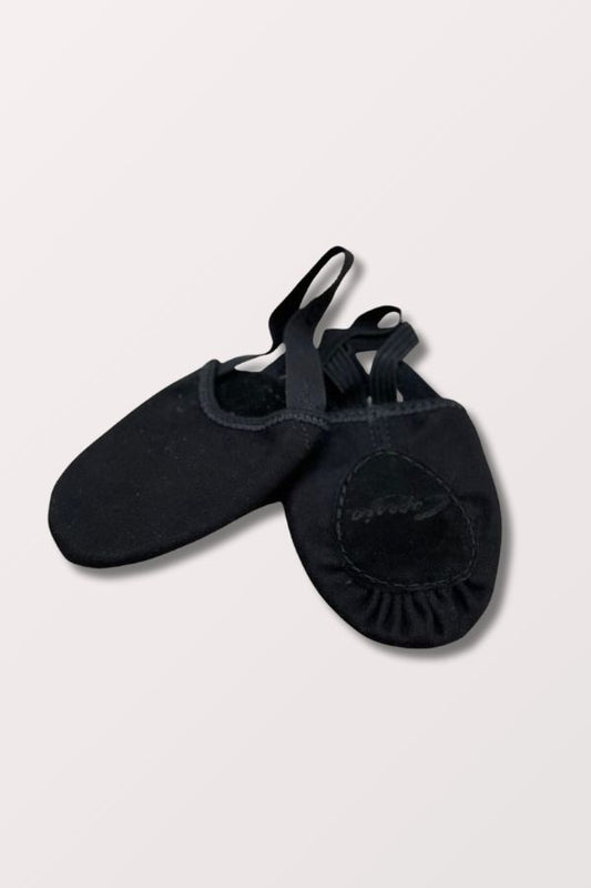 Capezio Pirouette II Canvas Turners in Black Style H061 at New York Dancewear Company