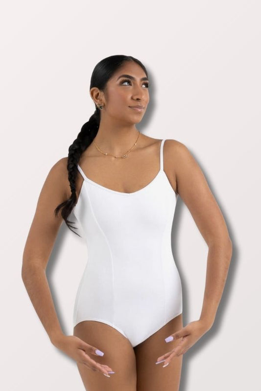 Capezio Princess Seamed Camisole Leotard in White Style CC101 at New York Dancewear Company