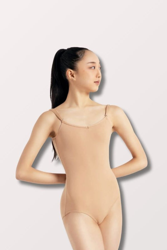 Capezio Team Basics Camisole Leotard with Adjustable Straps in Light Suntan Style TB1420 at New York Dancewear Company