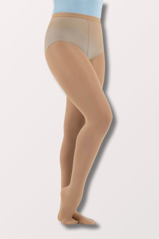 Capezio Ultra Hold Footed Dance Tights in Caramel Style N14 at New York Dancewear Company