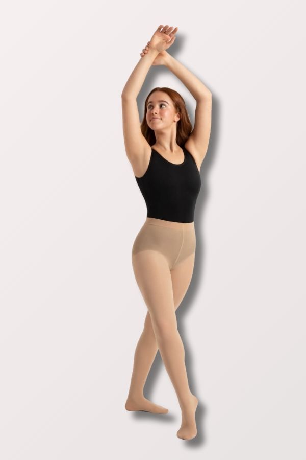 Capezio Ultra Soft Footed Dance Tights in Nude (1915) at New York Dancewear Company