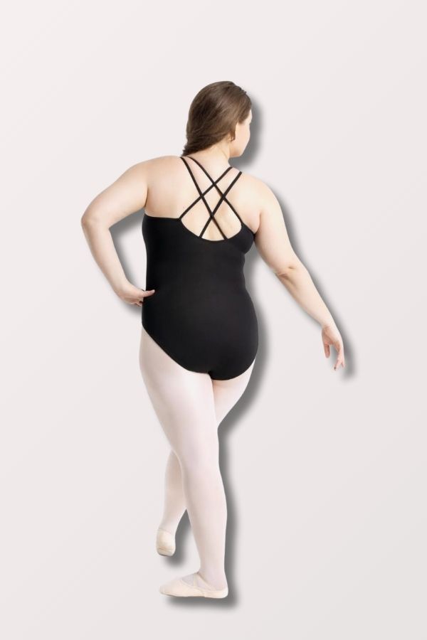 Capezio Women's Double Strap Camisole Leotard in Black Style CC23 at New York Dancewear Company