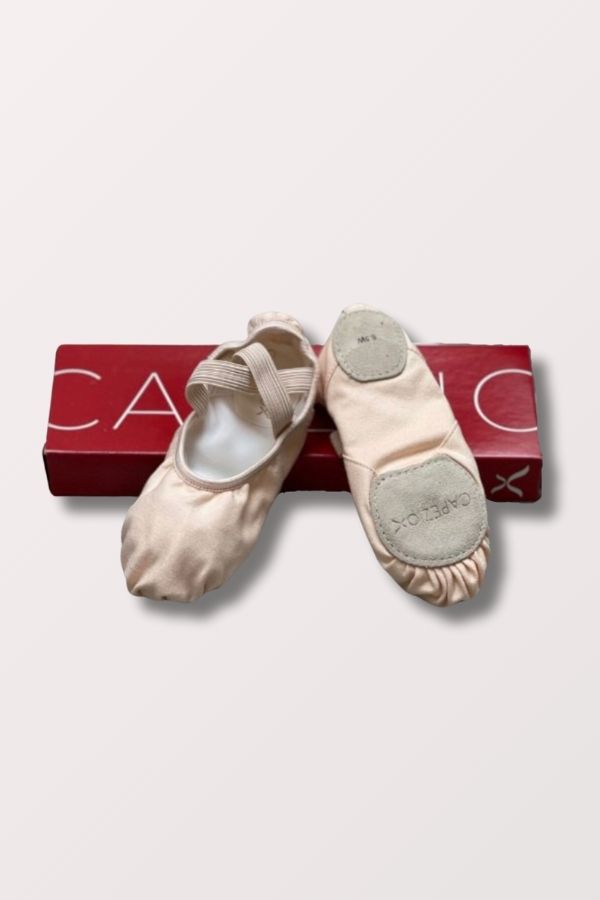Capezio Children's Hanami Canvas Ballet Shoes in Light Pink at NY Dancewear 2037C