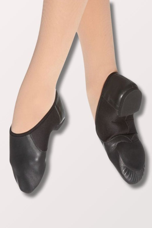 Eurotard Children's Axle Slip On Jazz Shoes in Black Style A2054C at New York Dancewear Company