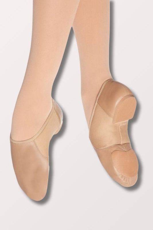 Eurotard Children's Axle Slip On Jazz Shoes in Tan Style A2054C at New York Dancewear Company