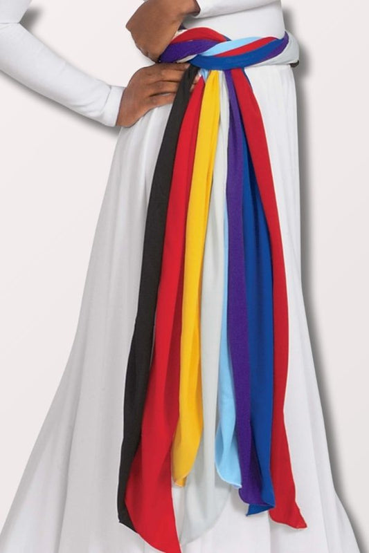 Eurotard Unisex Long Polyester Praise Dance Sash multiple colors Style 13733 at New York Dancewear Company.