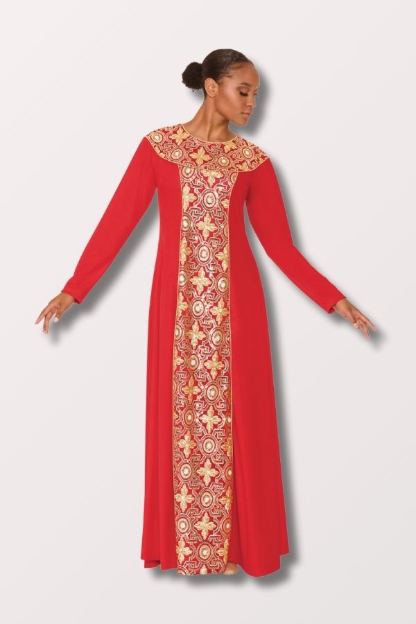 Womens Long Sleeve Tabernacle Praise Dress