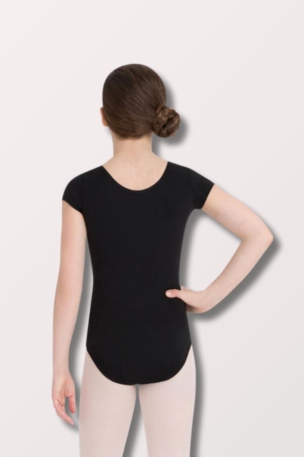 Girls Team Basics Black Nylon Leotard TB132C Capezio at NY Dancewear