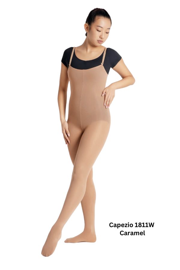 Capezio Convertible Body Tights in Caramel