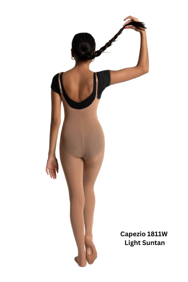 Capezio Convertible Body Tights in Light Suntan