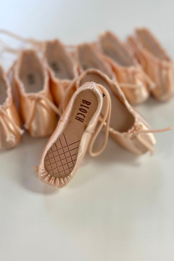 Bottom of Bloch Mini Pointe Shoes at The Dance Shop Long Island