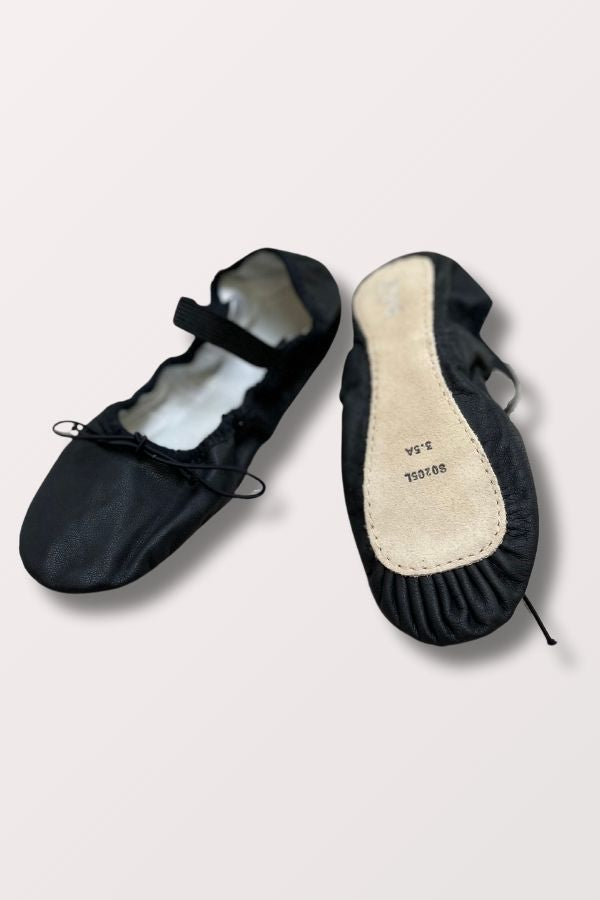 Bloch Children's Dansoft Black Leather Ballet Shoes at NY Dancewear