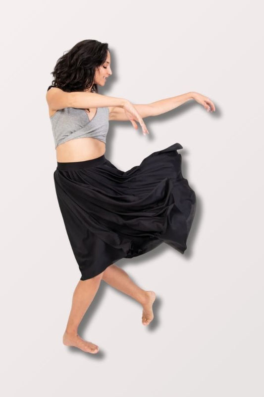 Body Wrappers Women's Circle Skirt in Black Style 511 at New York Dancewear Company