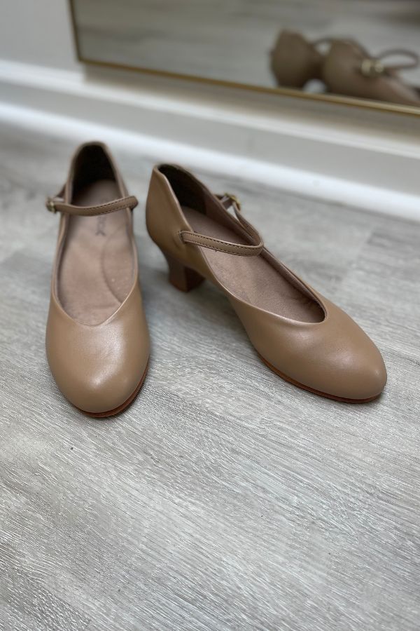 Capezio Jr Footlight Character Shoes can be used for tap - just add taps
